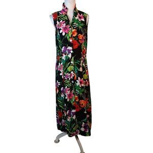 R&K Floral Sleeveless Maxi Dress